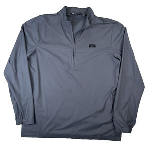 Travis Mathew Wanderlust 1/4 Zip Pullover Gray Performance Golf Men's Size Large